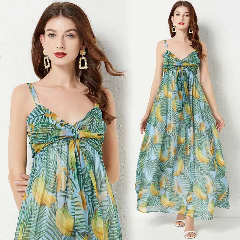 Vestito Verde Boho