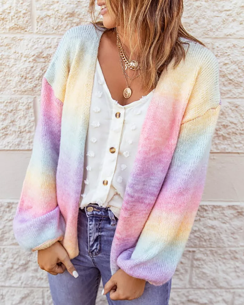 Maglione Con Scollo A V In Cardigan Lavorato A Maglia Con Spalle Scoperte E Bottoni Sul Davanti Da Donna Sku-4 XXL - Foto 6